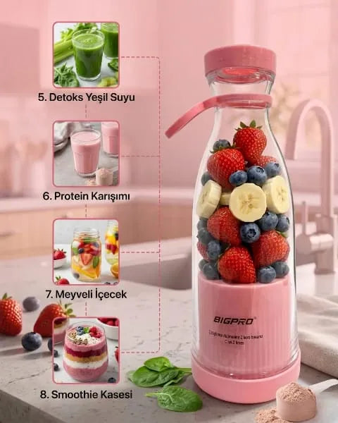 GetFly Taşınabilir Mini Blender: Sağlıklı Smoothie