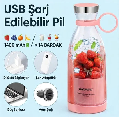 GetFly Taşınabilir Mini Blender: Sağlıklı Smoothie
