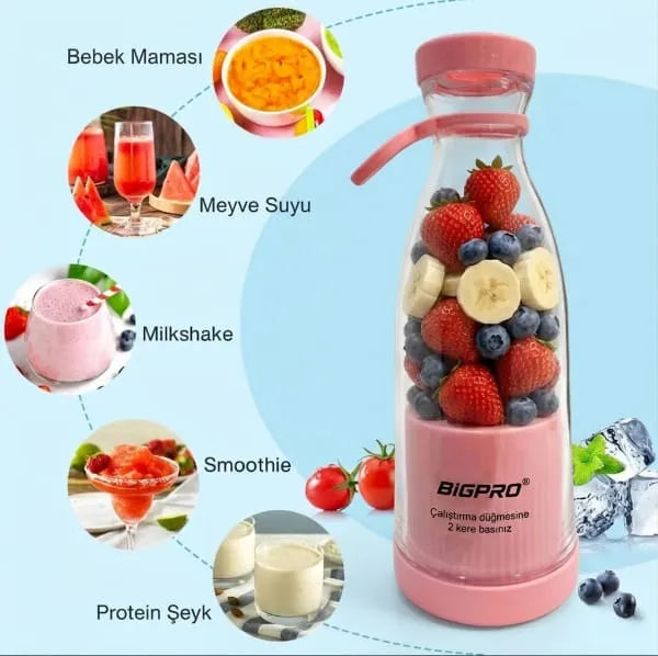 GetFly Taşınabilir Mini Blender: Sağlıklı Smoothie