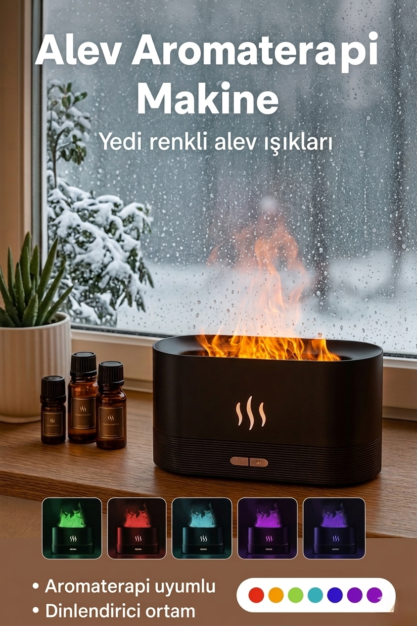 GetFly LED Işıklı Buhar Makinesi