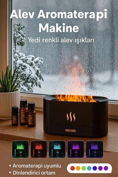 GetFly LED Işıklı Buhar Makinesi